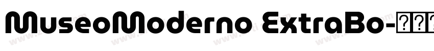 MuseoModerno ExtraBo字体转换